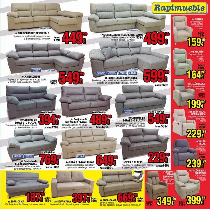 Catálogo de Catálogo Rapimueble 2 de julio al 31 de agosto 2024 - Página 3