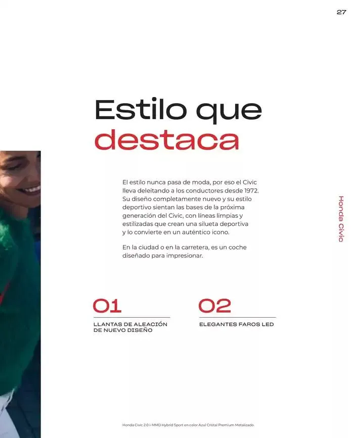 Catálogo de Honda Civic-Hybrid 30 de agosto al 30 de junio 2025 - Página 27