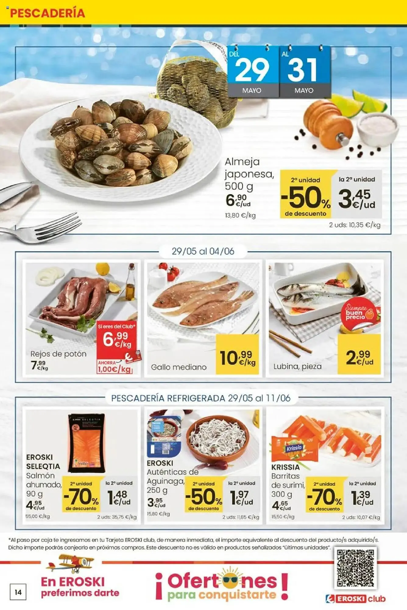 Catálogo de Folleto Eroski 29 de mayo al 10 de junio 2025 - Página 14
