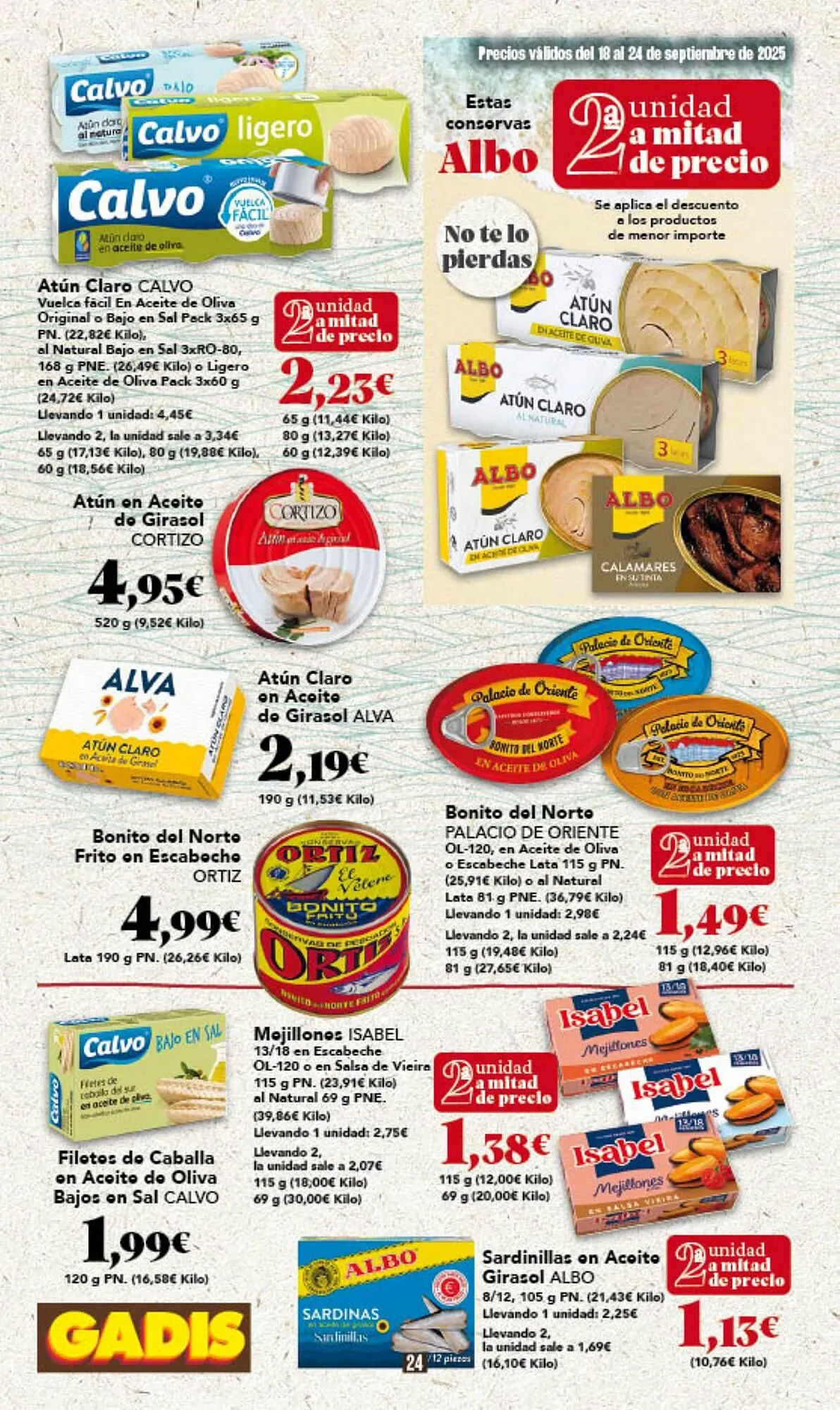 Catálogo de Folleto Gadis 18 de septiembre al 24 de septiembre 2025 - Página 24