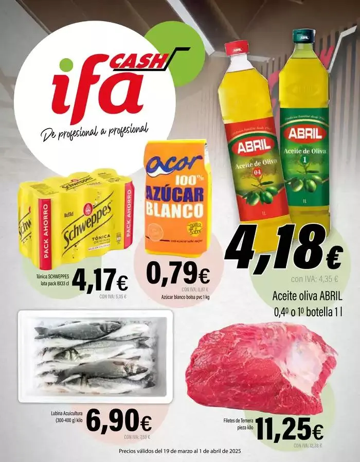Precios válidos del 19 de marzo al 1 de abril - 1