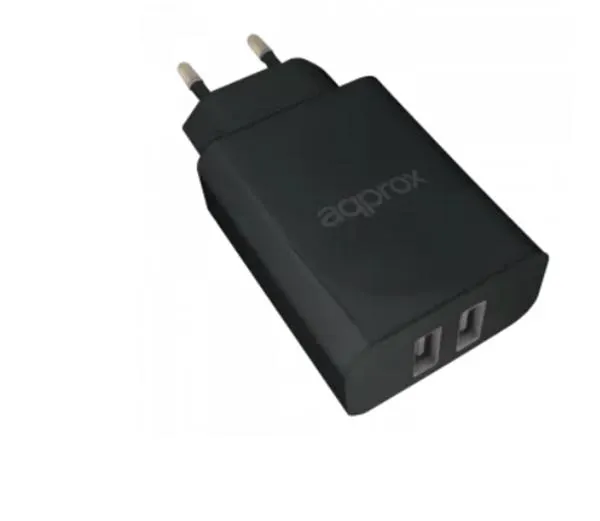 APPROX CARGADOR USB 12W 2-USB 5V-2.4A