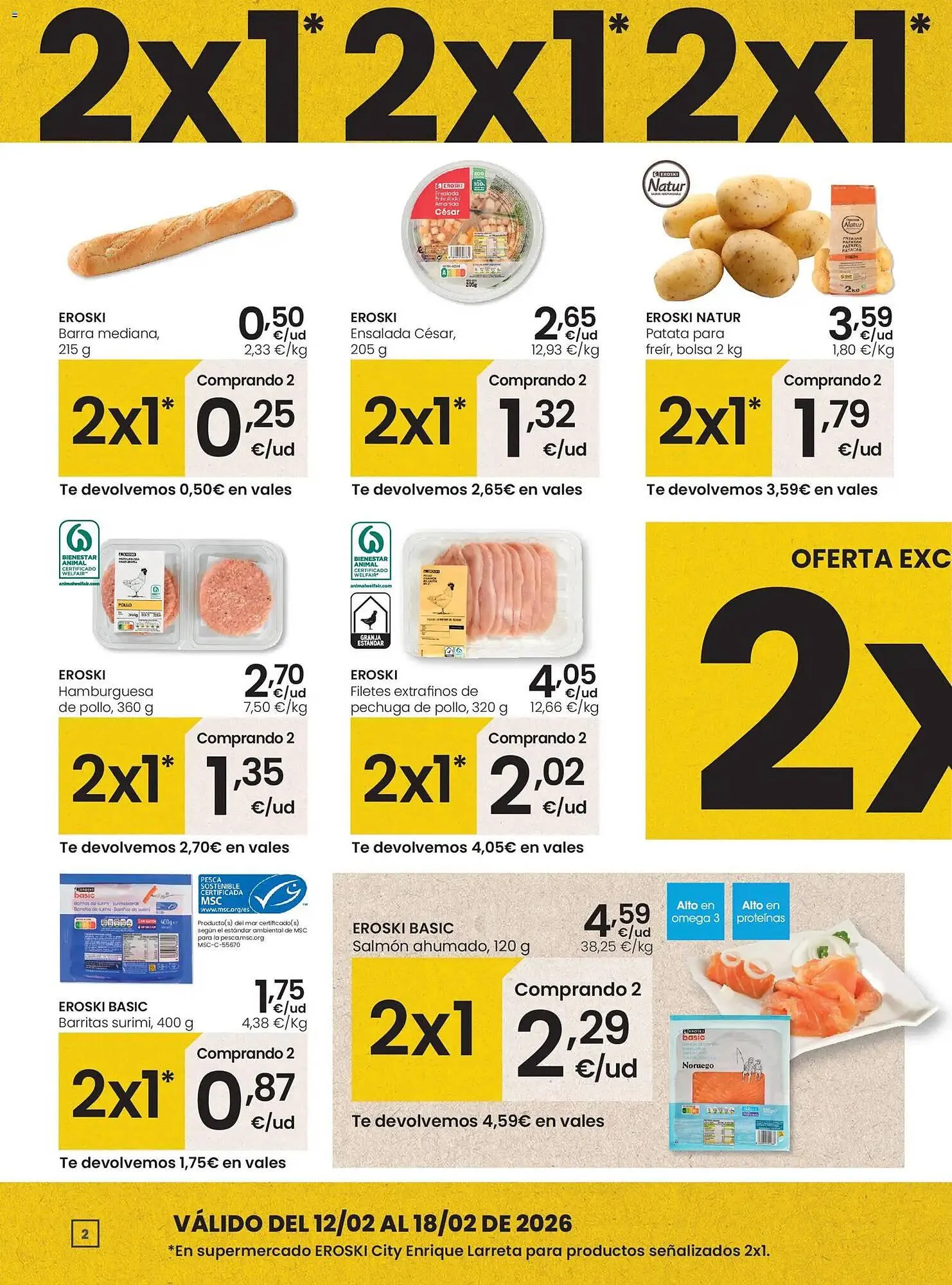Catálogo de Folleto Eroski 12 de febrero al 18 de febrero 2026 - Página 2