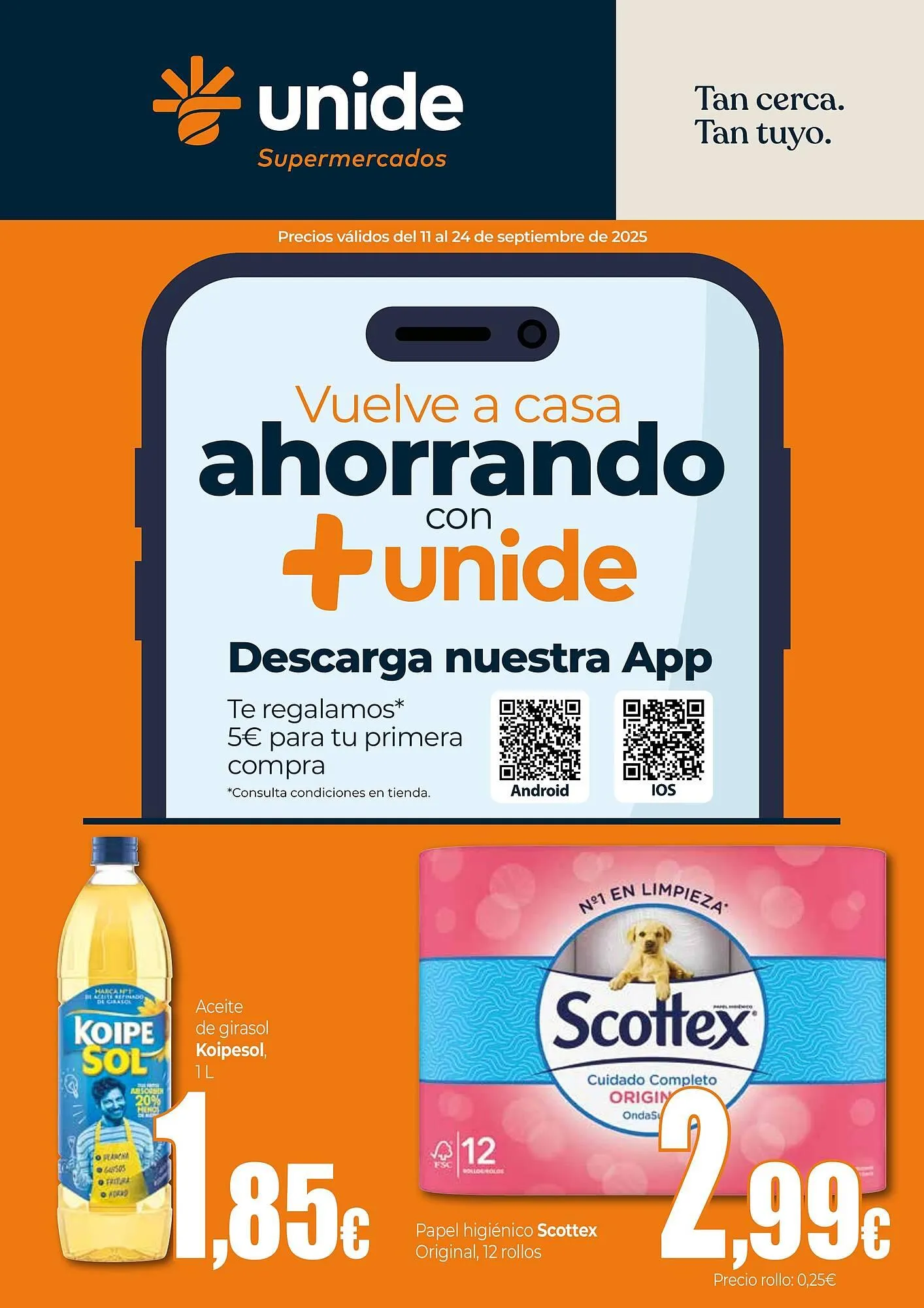 Catálogo de Folleto Unide Supermercados 11 de septiembre al 24 de septiembre 2025 - Página 1