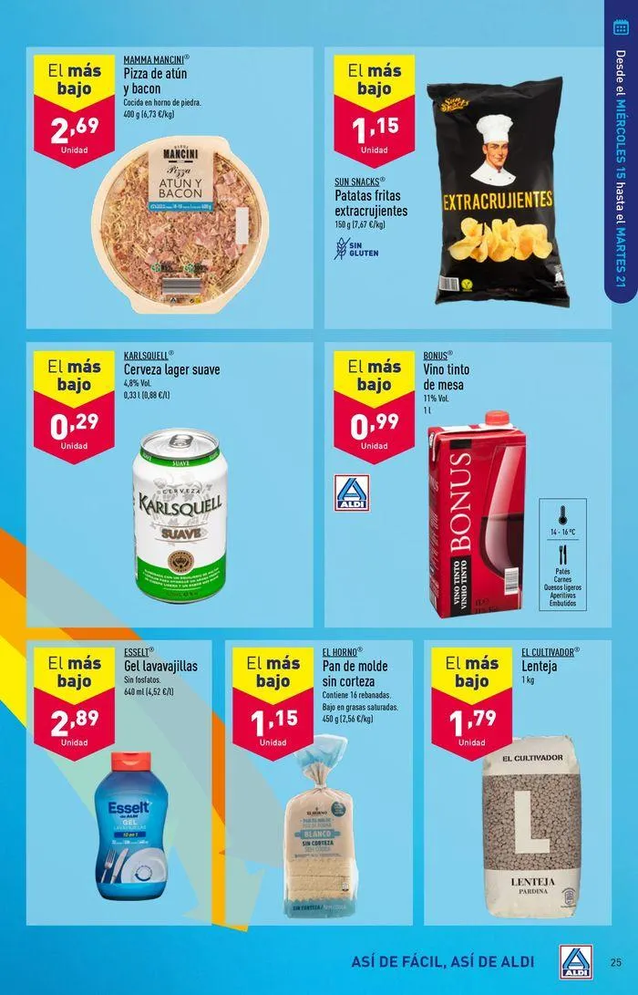 Catálogo de Folleto apertura Aldi 15 de mayo al 21 de mayo 2024 - Página 25