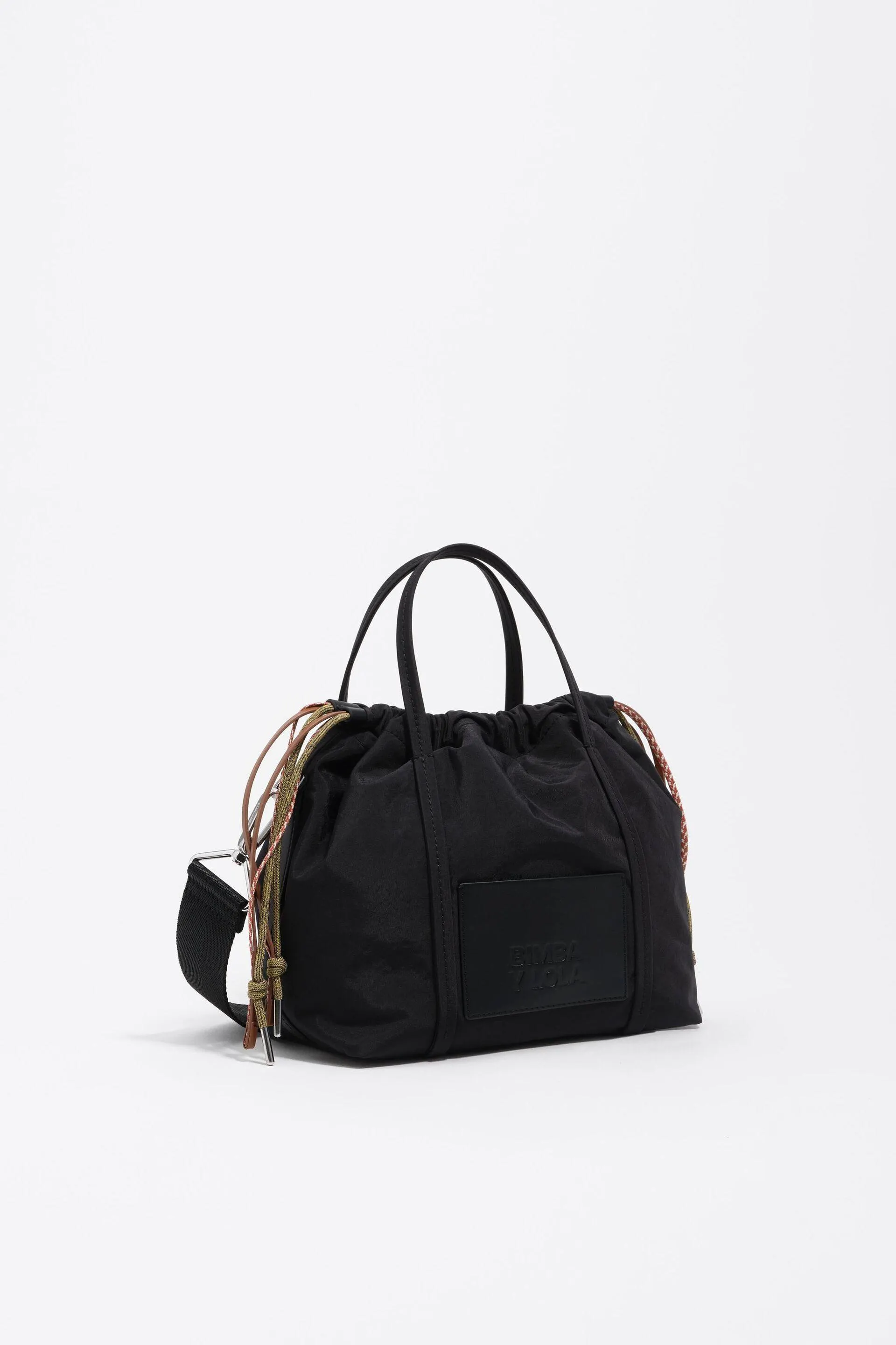 Bolso bandolera pequeño nylon negro