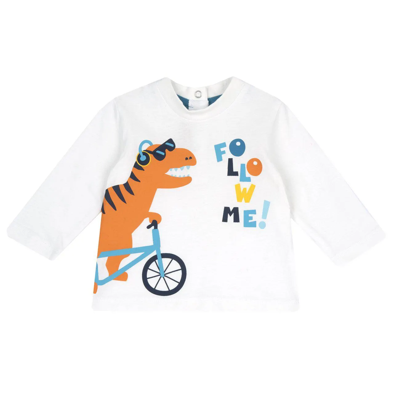 Camiseta con dragón en bicicleta