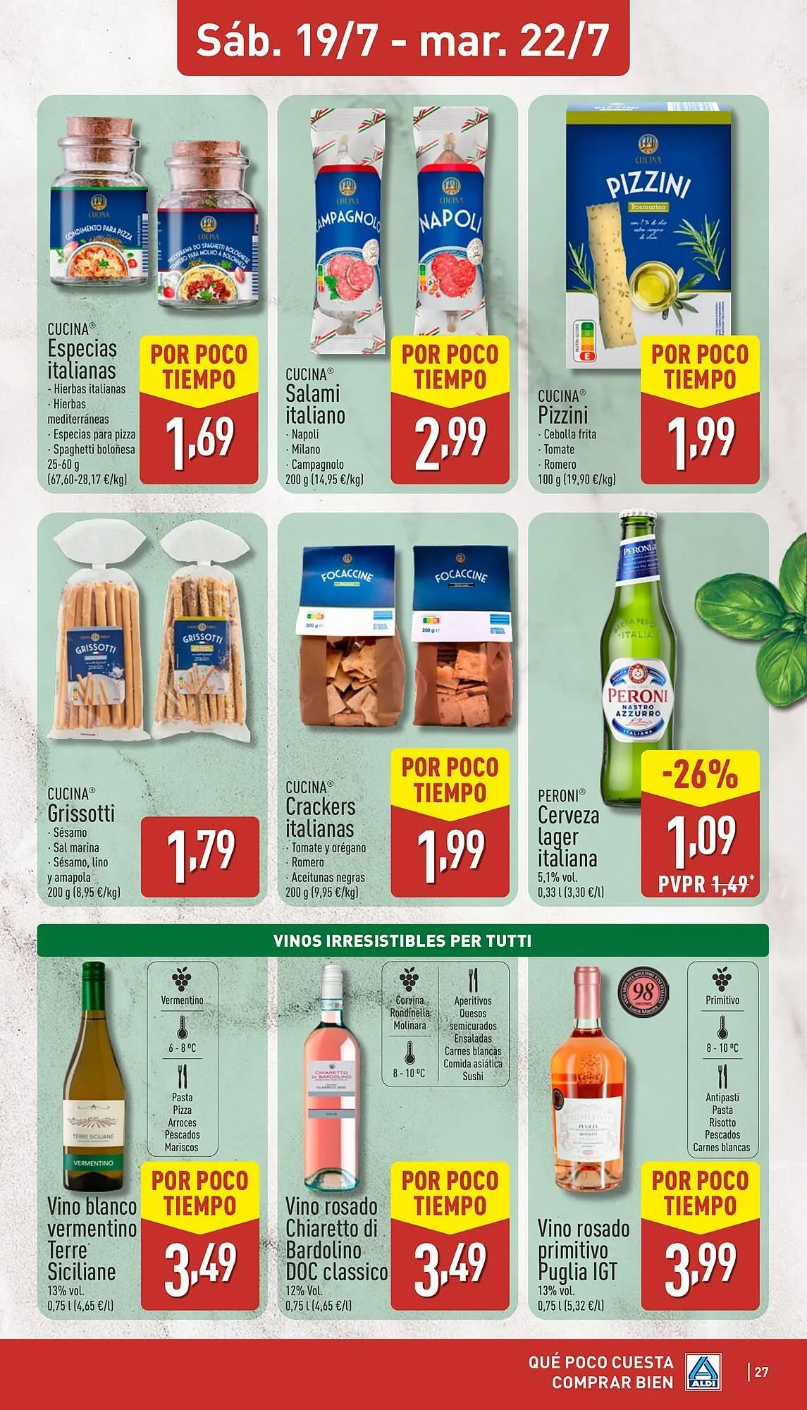 Catálogo de Folleto ALDI 14 de julio al 20 de julio 2025 - Página 27