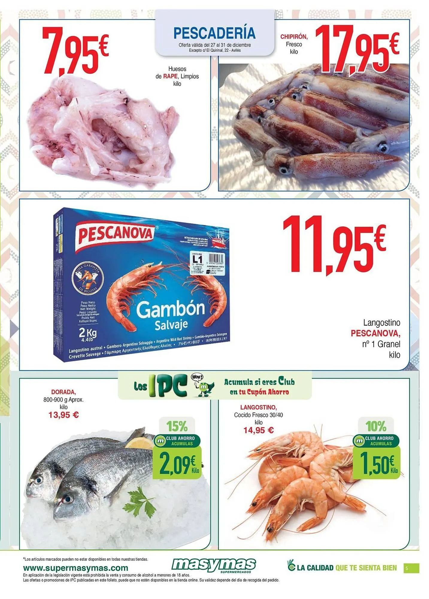 Catálogo de Folleto Masymas 26 de diciembre al 31 de diciembre 2025 - Página 5