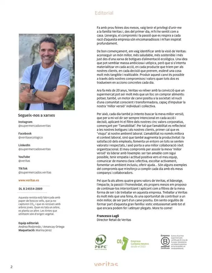 Catálogo de Veritas Abril, 2025 - Català 1 de abril al 30 de abril 2025 - Página 2