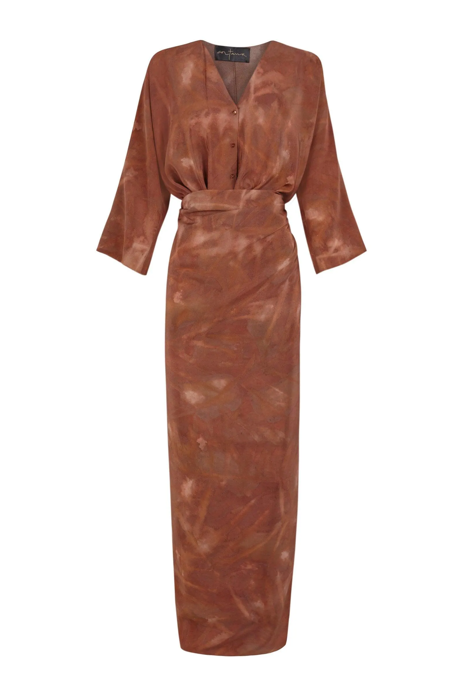 Lisa, vestido en seda estampada