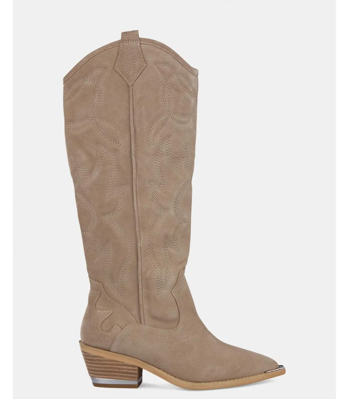 Botas Mujer Piel con bordados