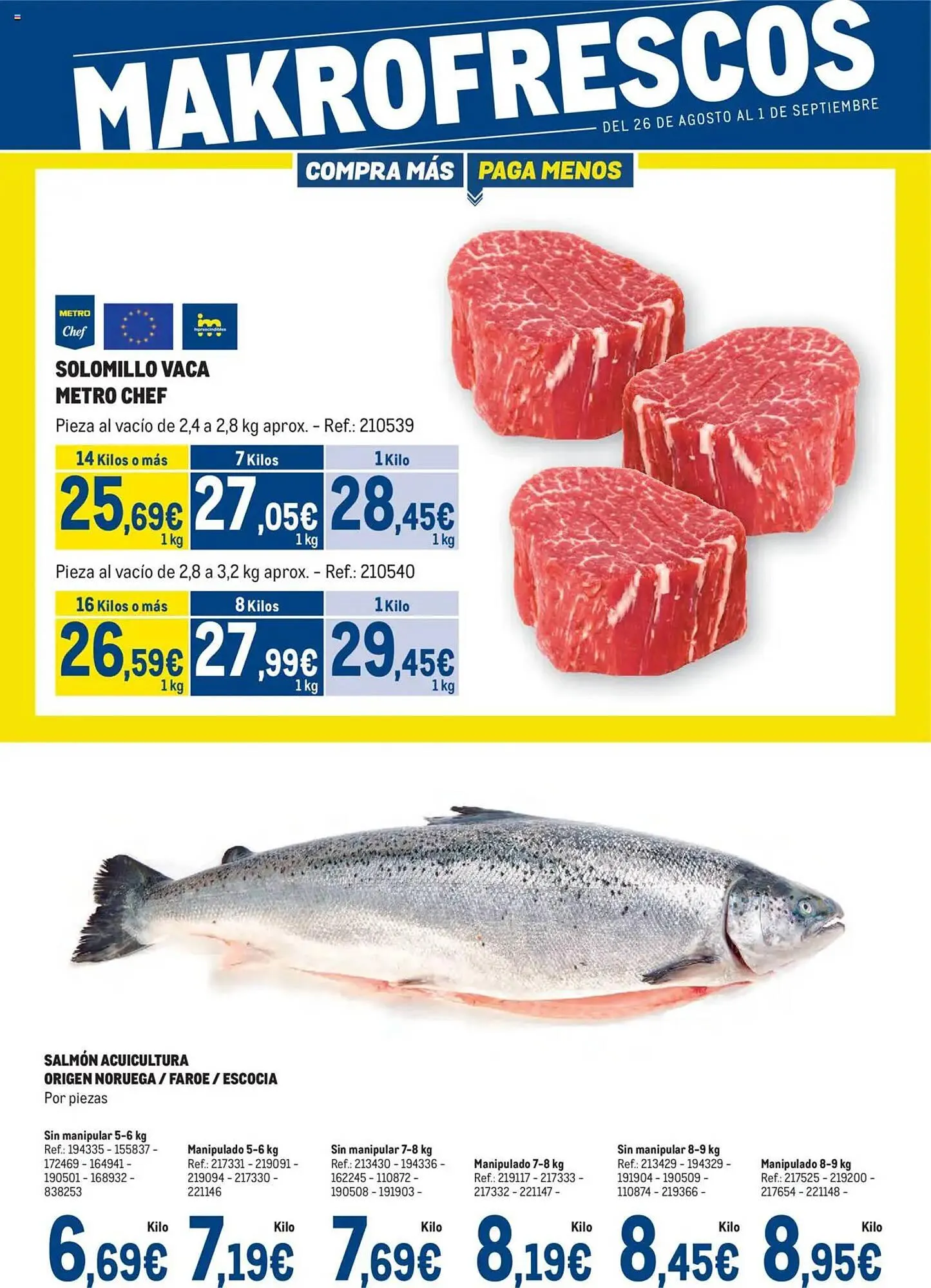 Catálogo de Folleto Makro 26 de agosto al 1 de septiembre 2025 - Página 1