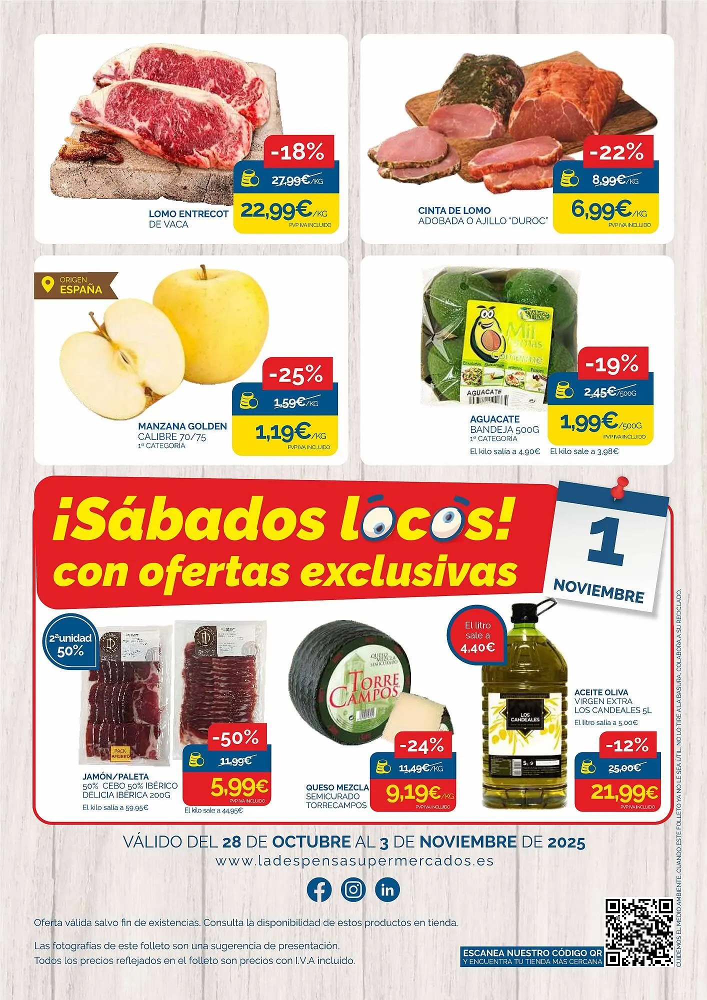 Catálogo de Folleto Supermercados La Despensa 28 de octubre al 3 de noviembre 2025 - Página 8