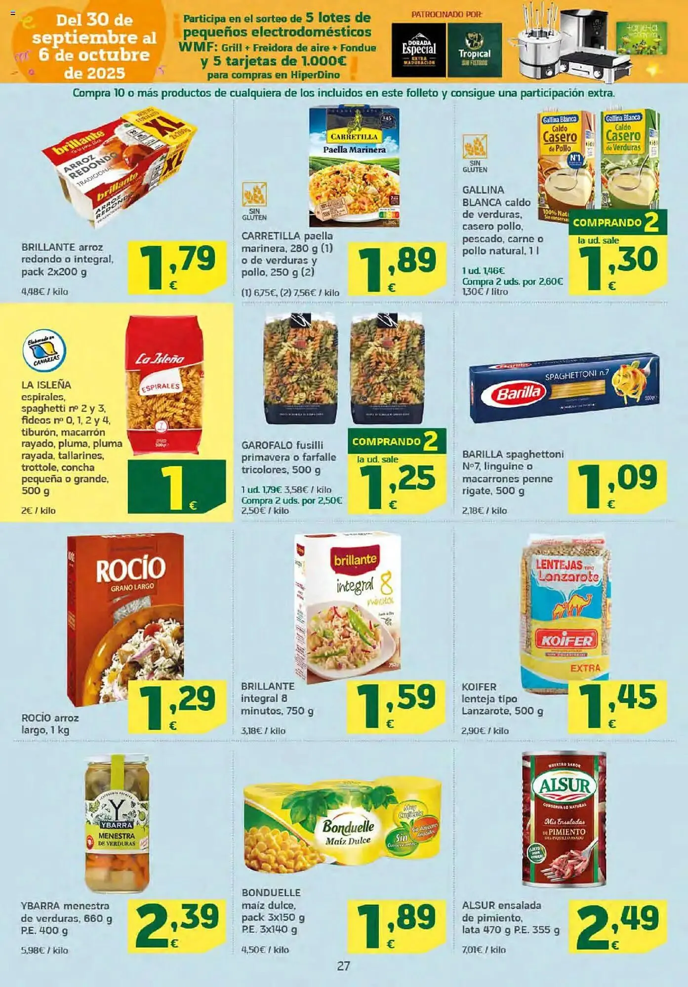 Catálogo de Folleto HiperDino 25 de septiembre al 8 de octubre 2025 - Página 27