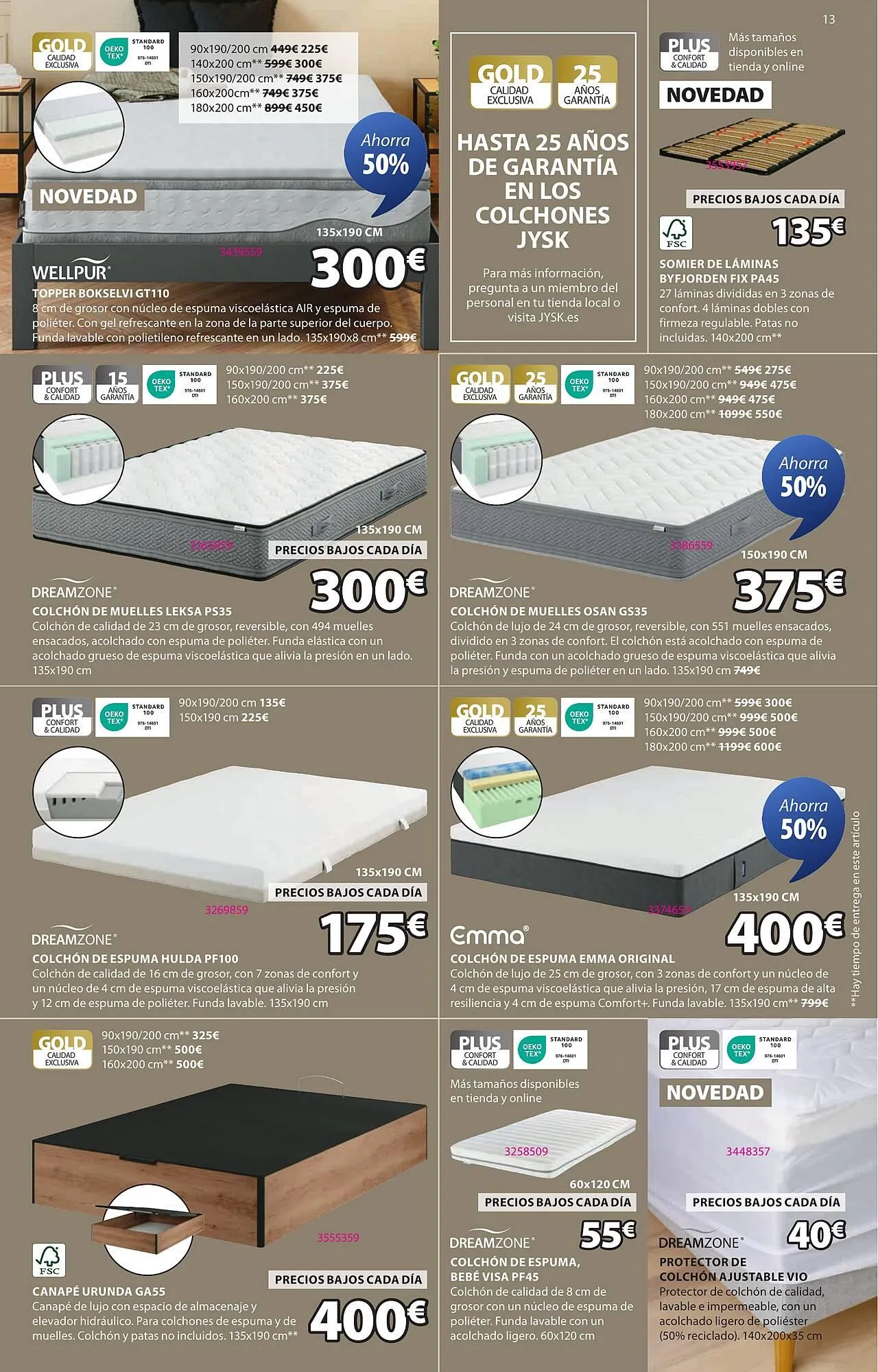Catálogo de Folleto JYSK 27 de febrero al 26 de marzo 2025 - Página 13