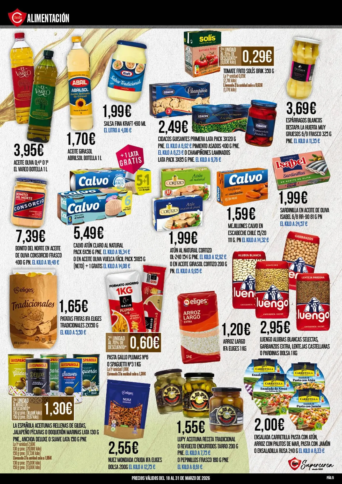 Catálogo de Folleto Claudio 18 de marzo al 31 de marzo 2026 - Página 5