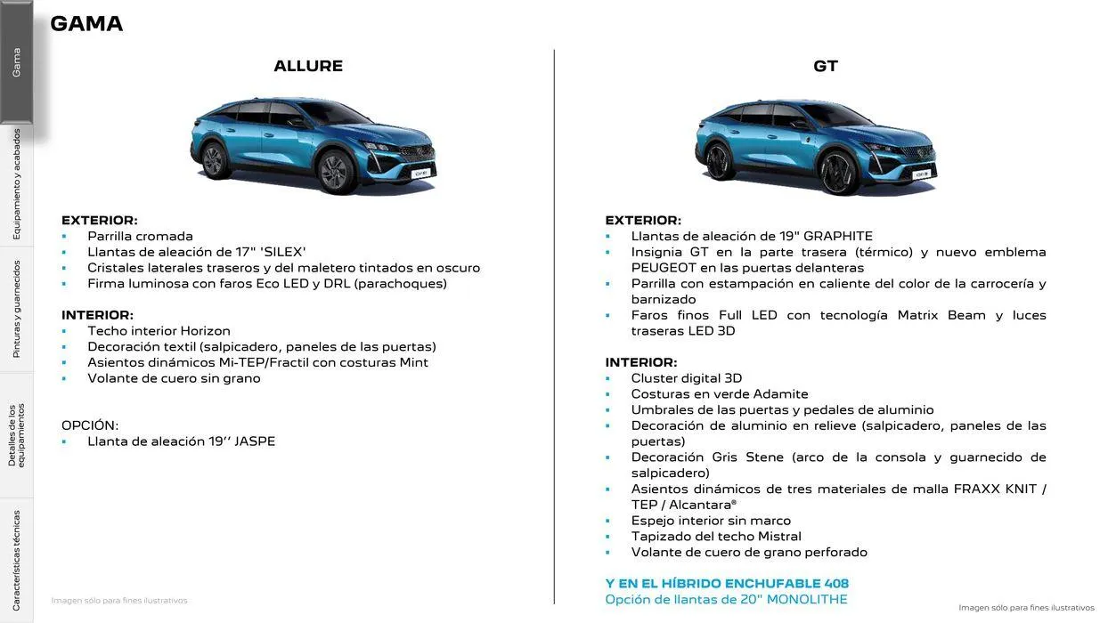 Catálogo de 408 Plug-in Hybrid • Híbrido • Térmico 25 de junio al 25 de junio 2025 - Página 3