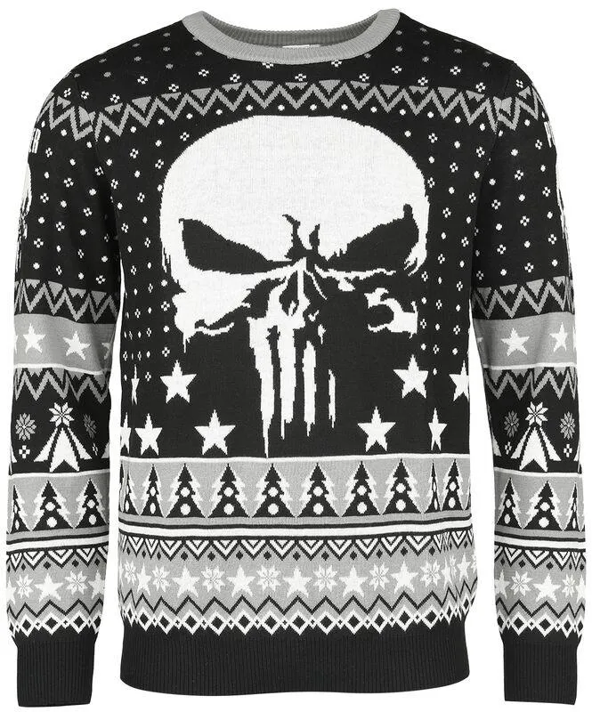 "Logo Skull" Christmas jumper multicolor de The Punisher