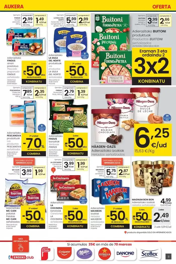 Catálogo de Prezio merkeagoa HIPERMERKATUAK EROSKI 27 de marzo al 8 de abril 2025 - Página 11