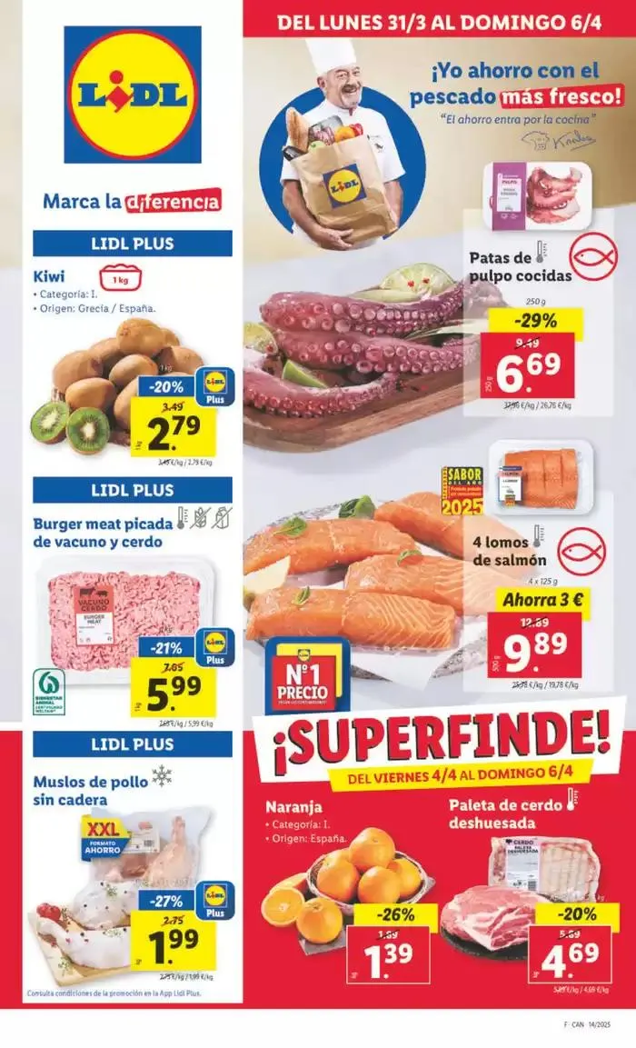 Catálogo de № 1 PRECIO - Ofertas válidas del 31/03 al 06/04 31 de marzo al 6 de abril 2025 - Página 1