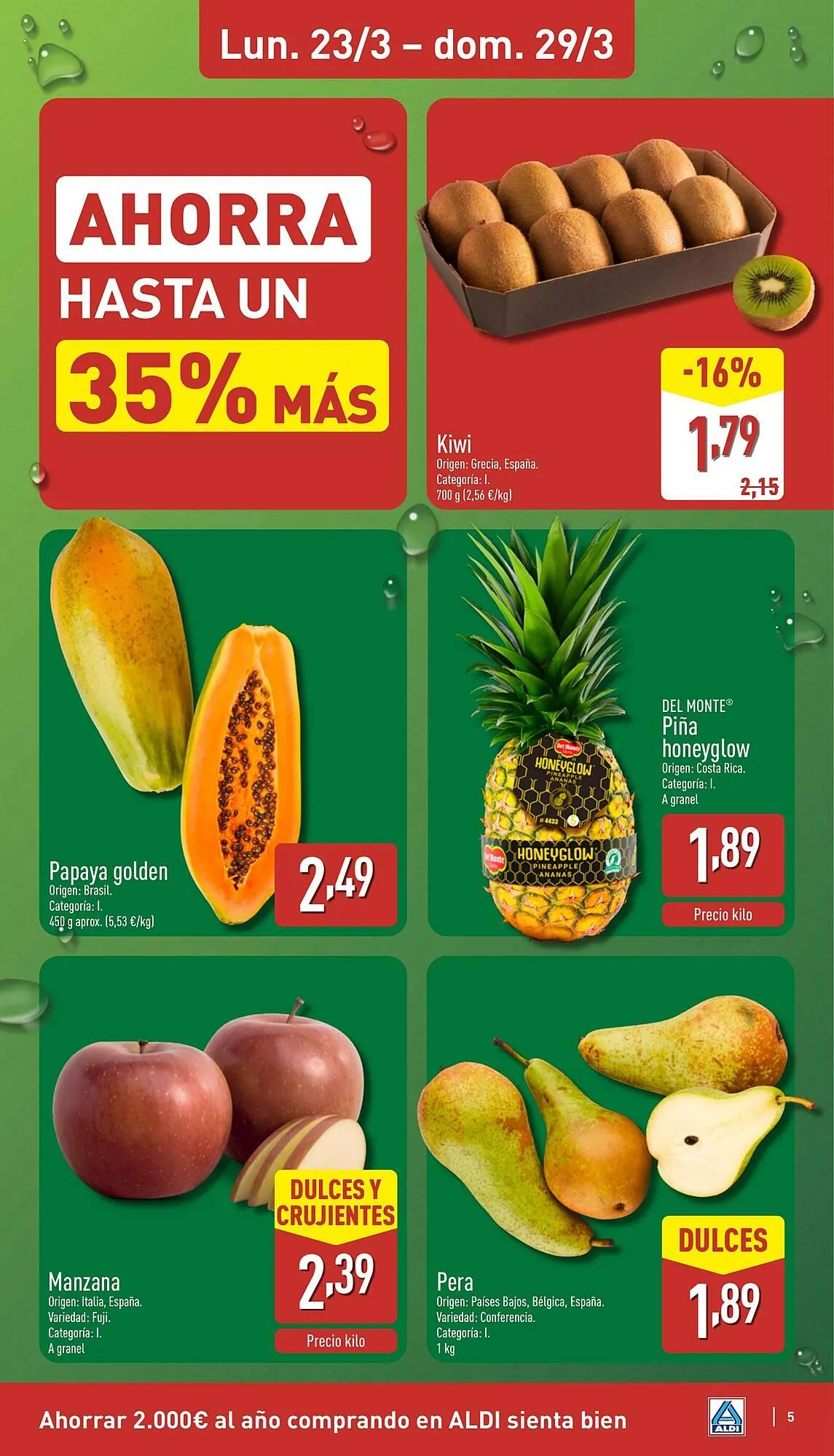 Catálogo de Folleto ALDI 23 de marzo al 29 de marzo 2026 - Página 5