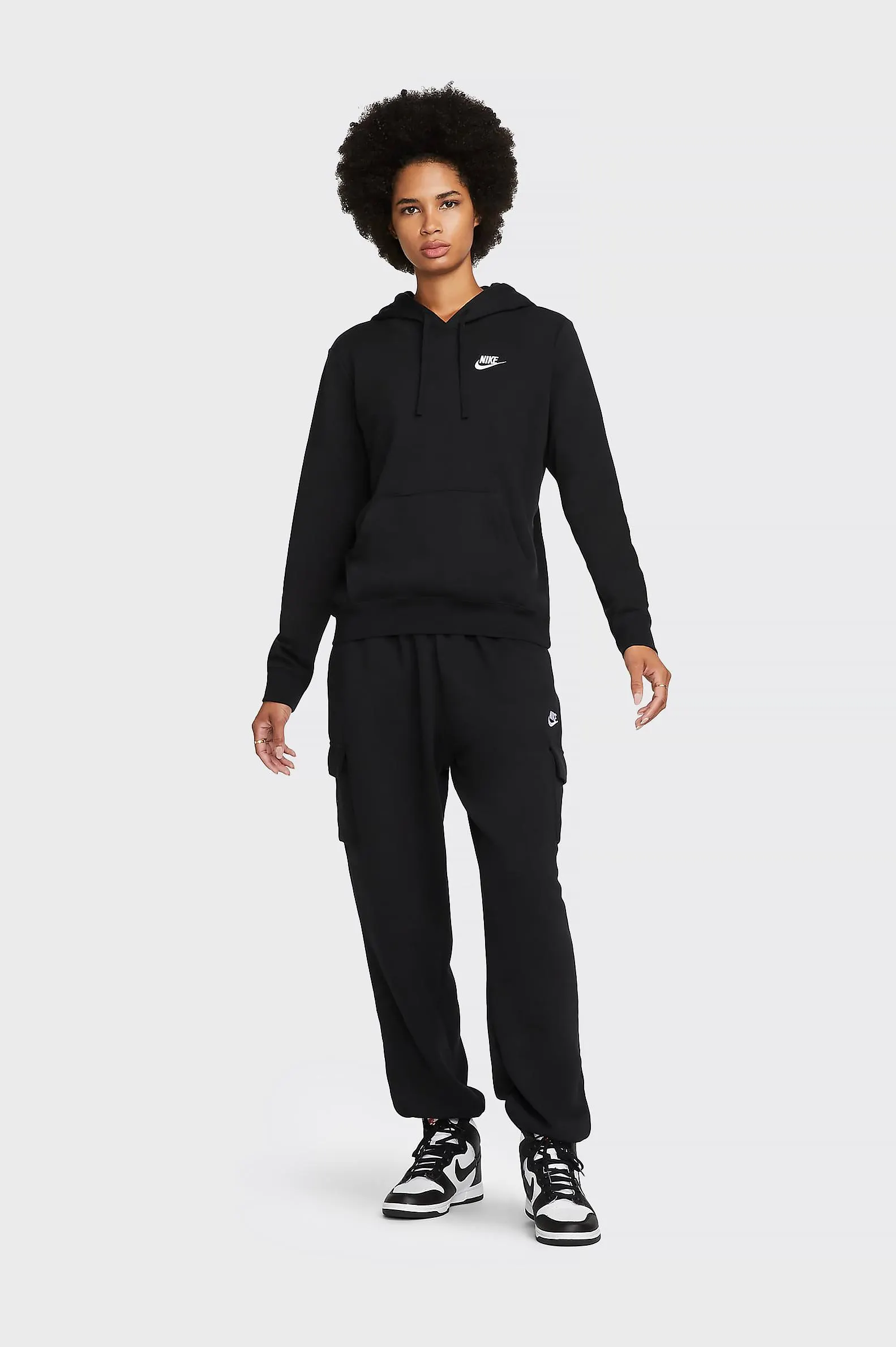 SUDADERA Nike CLUB SPORTSWEAR CLUB FLEECE MUJER