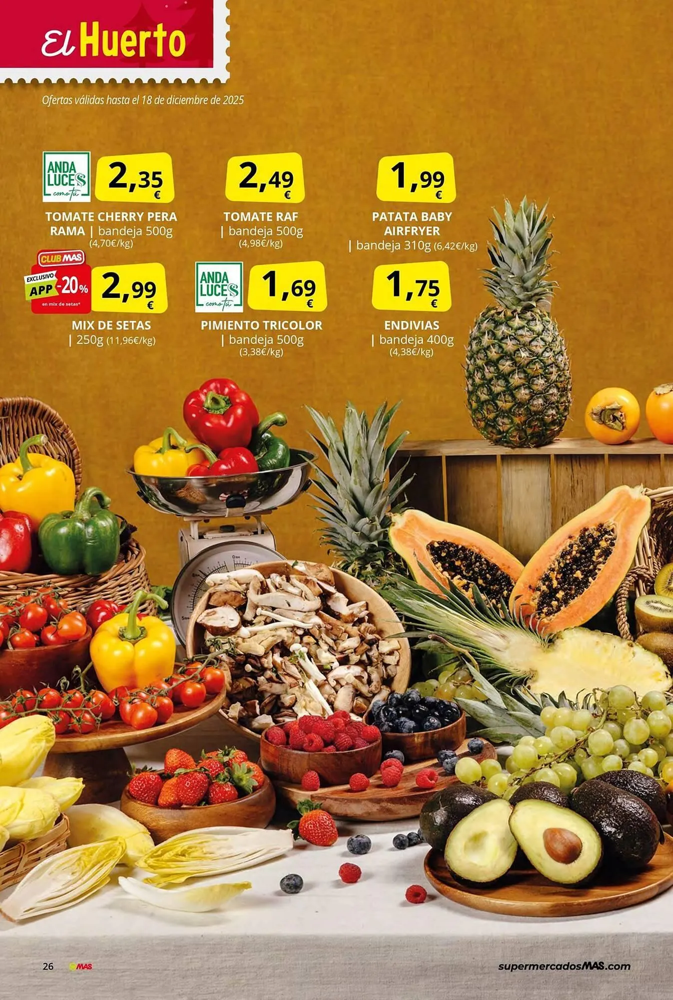 Catálogo de Folleto Supermercados MAS 28 de noviembre al 31 de diciembre 2025 - Página 26