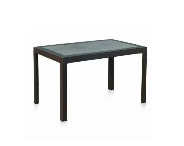 Mesa resina dream antracita 140x85 cm shaf