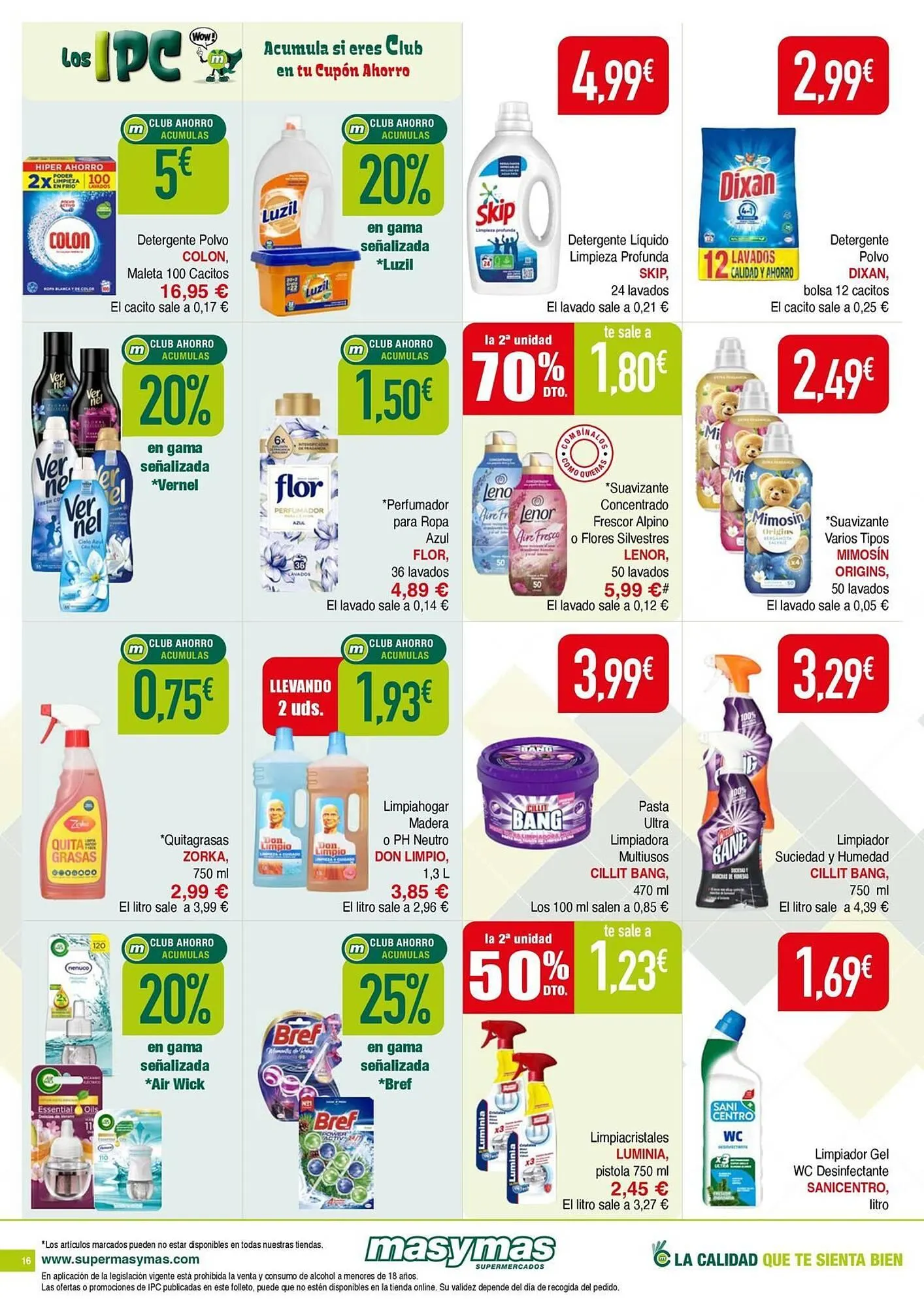 Catálogo de Folleto Masymas 29 de enero al 25 de febrero 2026 - Página 16