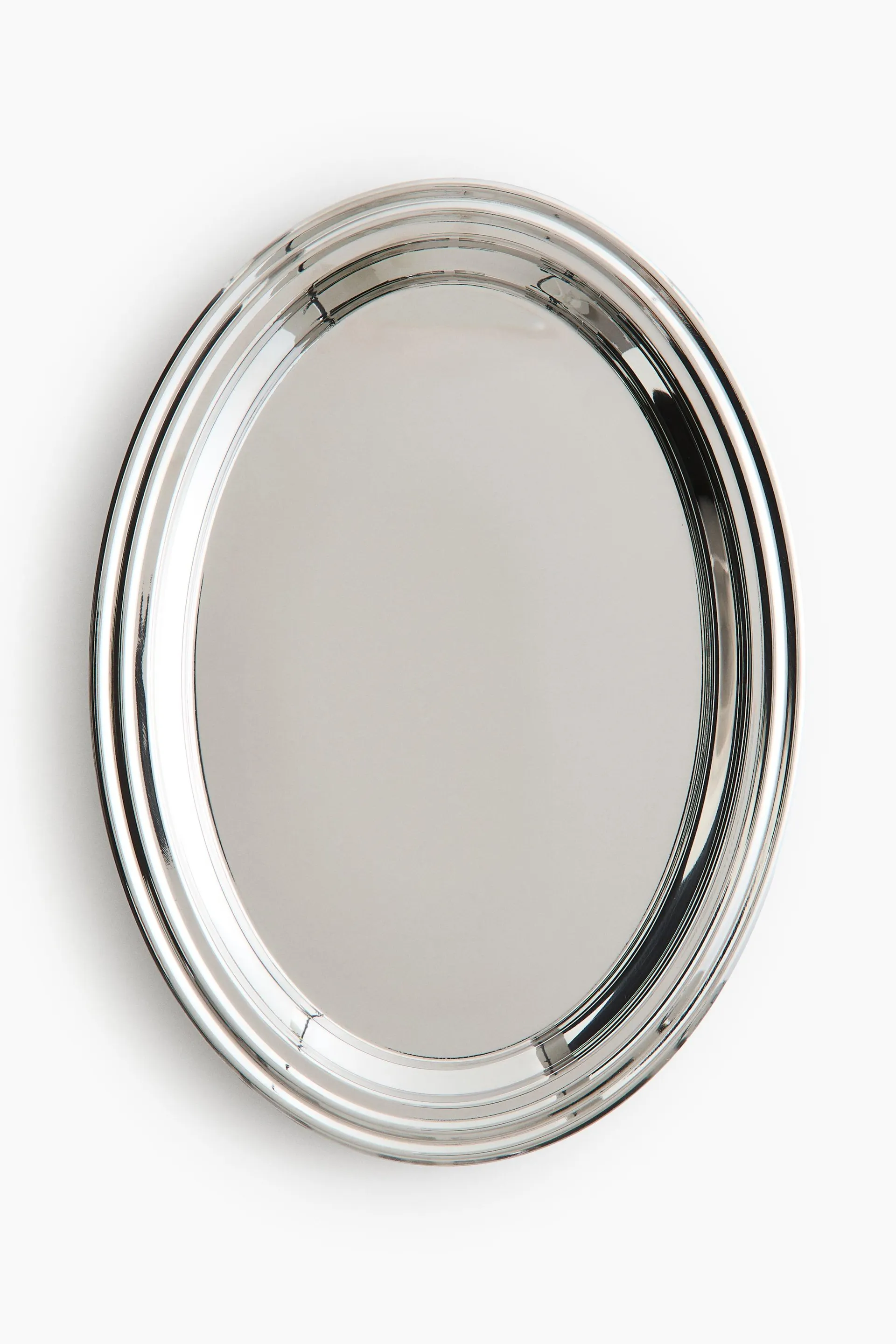 Bandeja ovalada de acero inoxidable