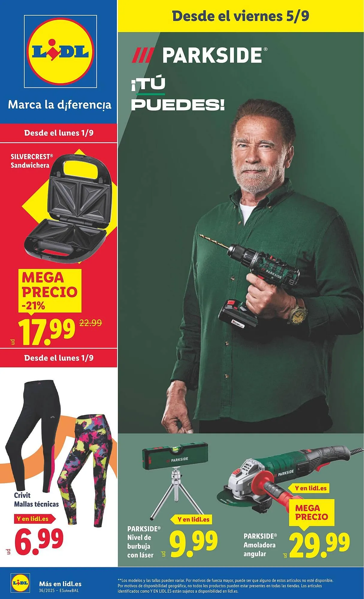 Catálogo de Folleto Lidl 1 de septiembre al 7 de septiembre 2025 - Página 1