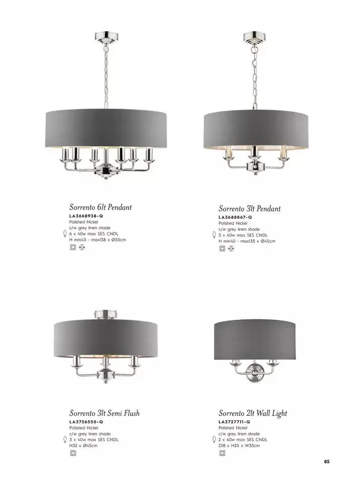 Catálogo de Lighting & Mirror Collection 12 de marzo al 31 de agosto 2025 - Página 87