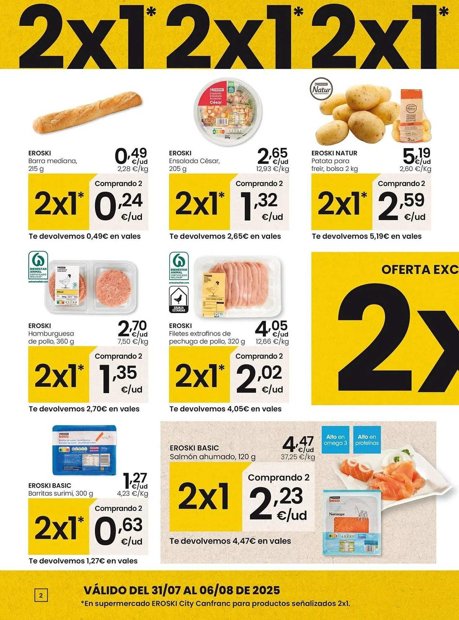 Catálogo de Folleto Eroski 31 de julio al 6 de agosto 2025 - Página 2