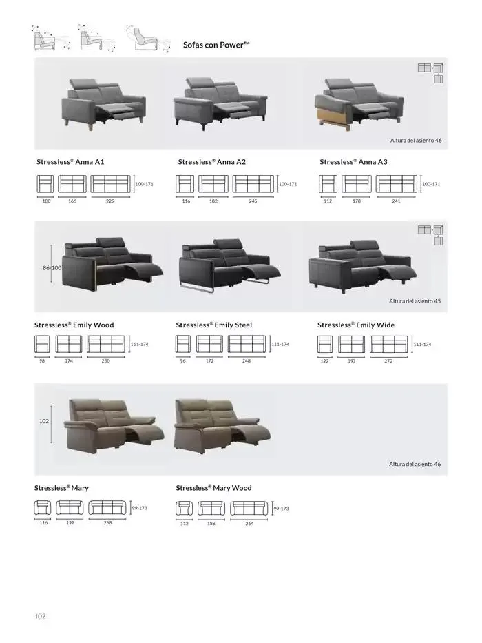 Catálogo de Catálogo Stressless 7 de marzo al 31 de agosto 2025 - Página 102