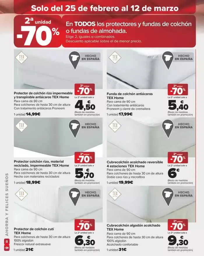Catálogo de COLCHONES 25 de febrero al 24 de marzo 2025 - Página 8