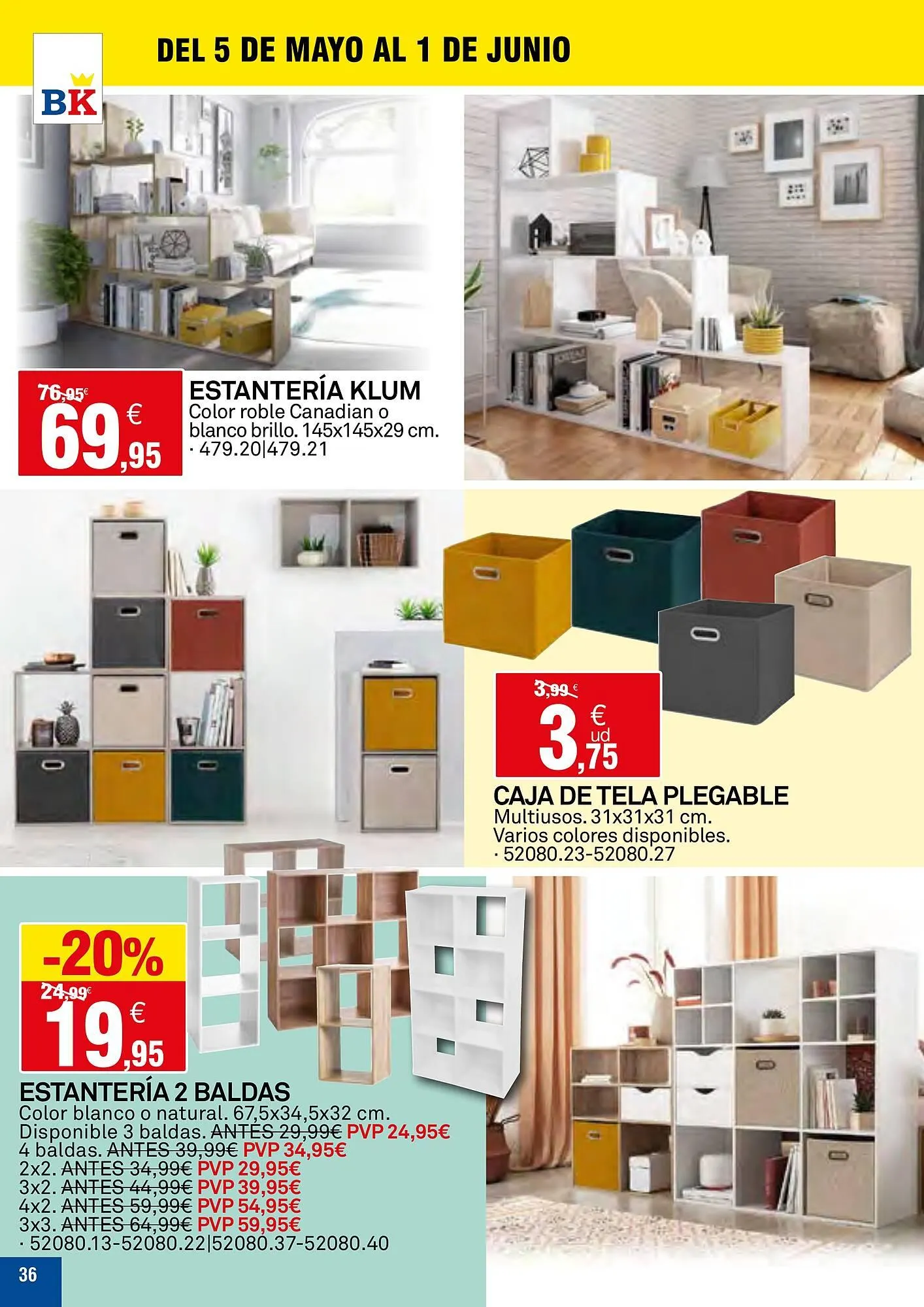 Catálogo de Folleto Bricoking 5 de mayo al 1 de junio 2025 - Página 36