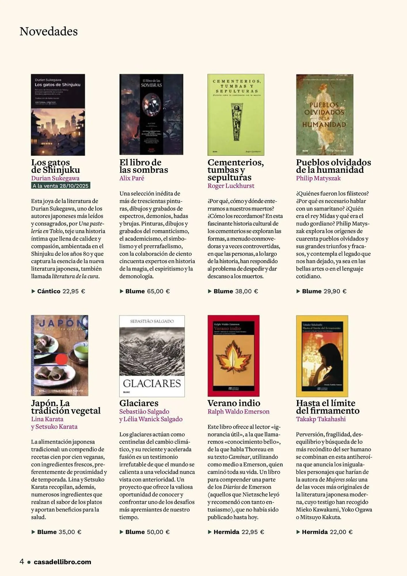 Catálogo de Catálogo Casa del Libro 15 de octubre al 30 de noviembre 2025 - Página 4