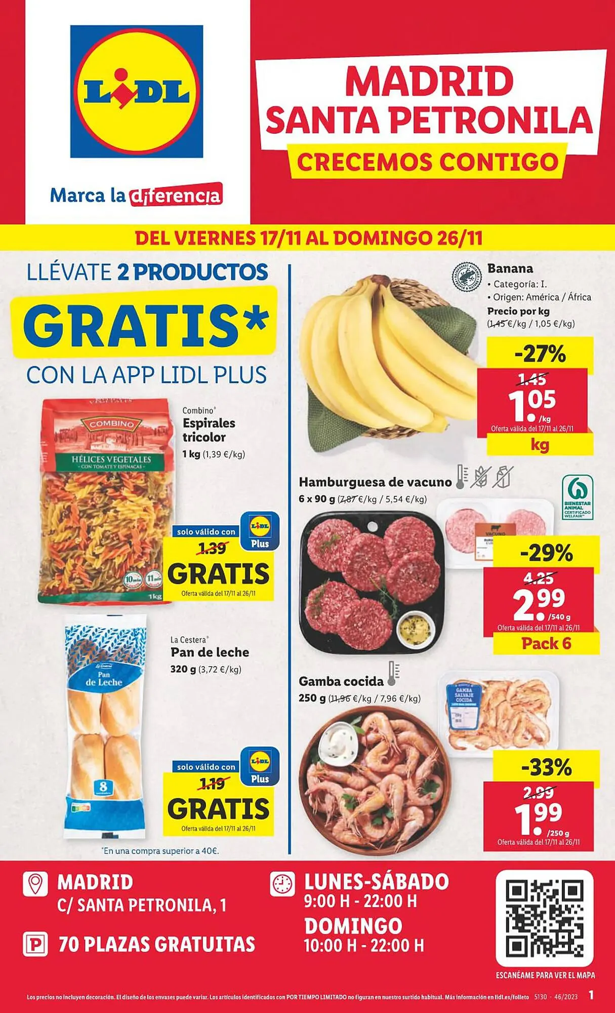 Catálogo de Folleto Lidl 17 de noviembre al 26 de noviembre 2023 - Página 1