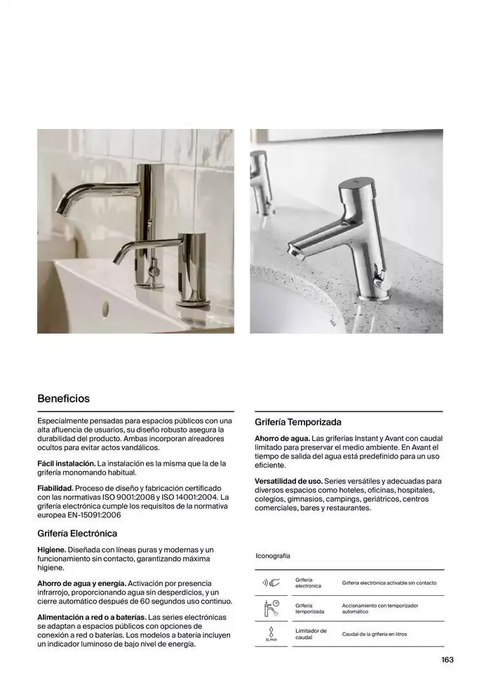 Catálogo de Grifería 9 de enero al 31 de diciembre 2025 - Página 165