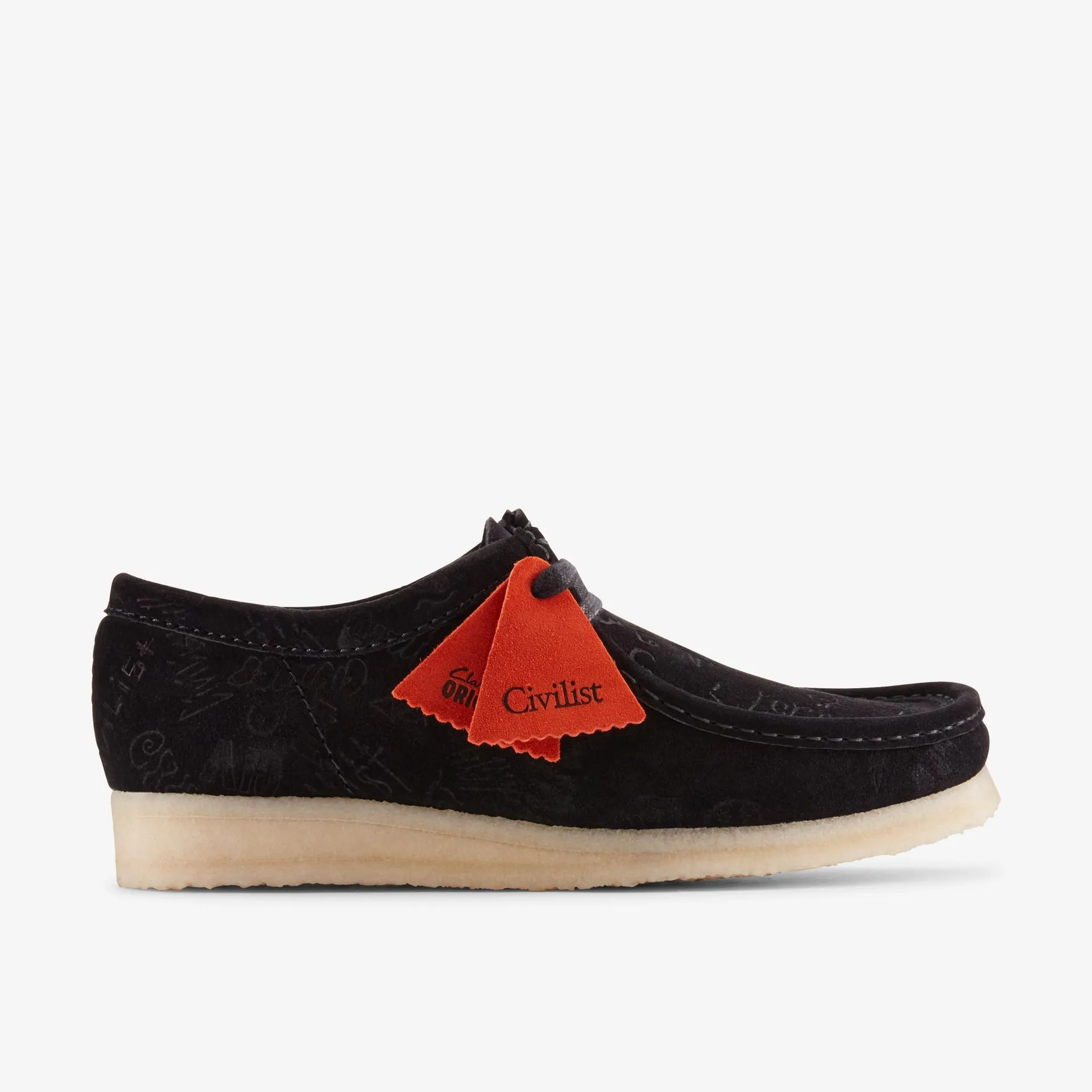 Wallabee Grabado negro