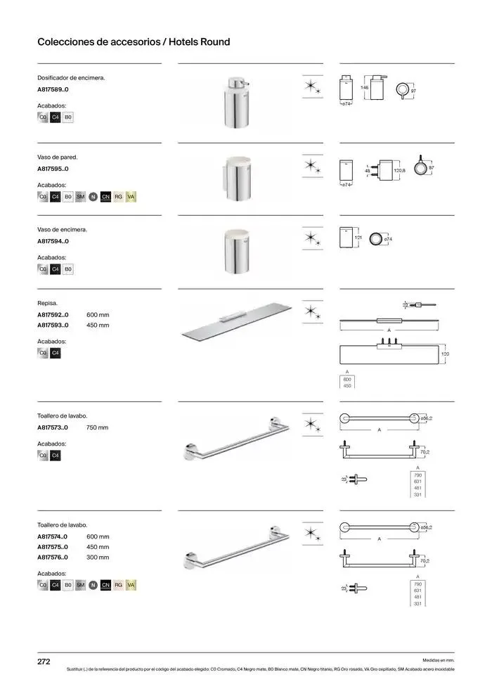 Catálogo de Colecciones de Baño, Muebles y Accesorios 9 de enero al 31 de diciembre 2025 - Página 274