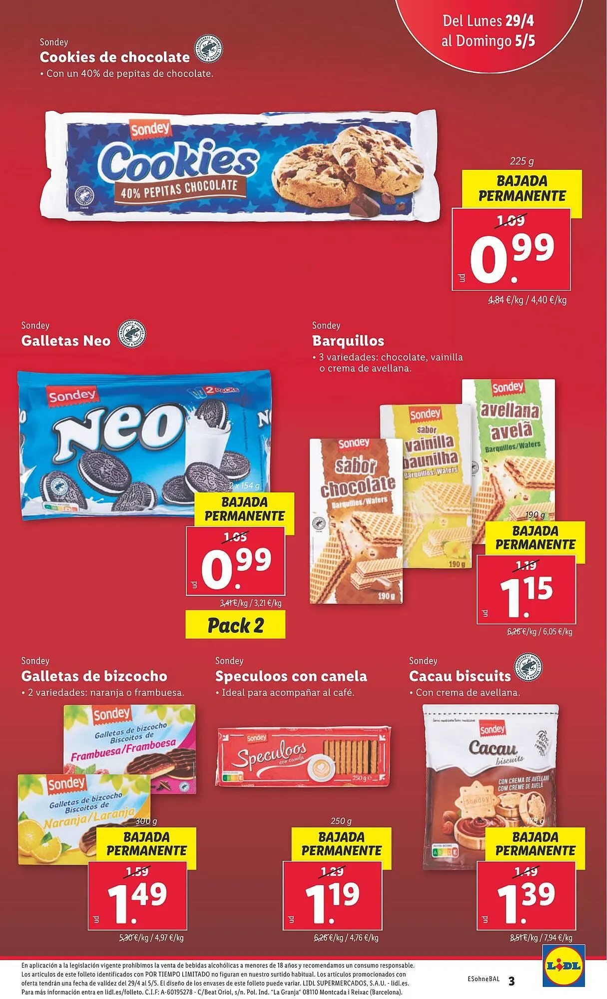 Catálogo de Folleto Lidl 29 de abril al 5 de mayo 2024 - Página 3