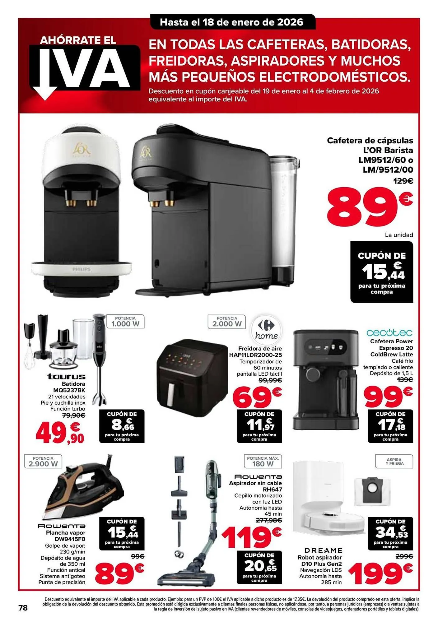 Catálogo de Folleto Carrefour 15 de enero al 26 de enero 2026 - Página 78