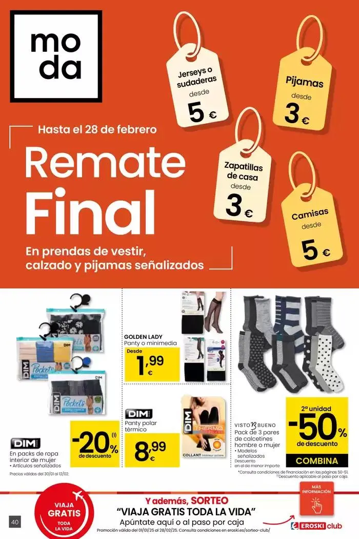 Catálogo de Más de 2000 productos, SIEMPRE A BUEN PRECIO HIPERMERCADOS EROSKI 30 de enero al 11 de febrero 2025 - Página 40