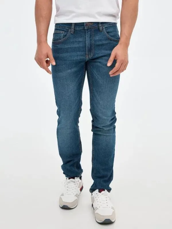 Jeans regular tejido denim