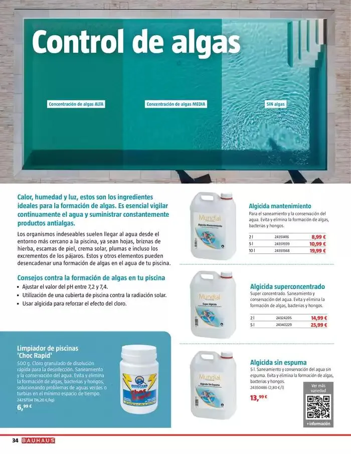Catálogo de Piscinas, spa, limpieza y Mantenimiento 8 de mayo al 7 de junio 2025 - Página 34
