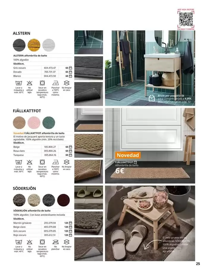 Catálogo de IKEA Catálogo Alfombras 3 de octubre al 31 de enero 2025 - Página 25