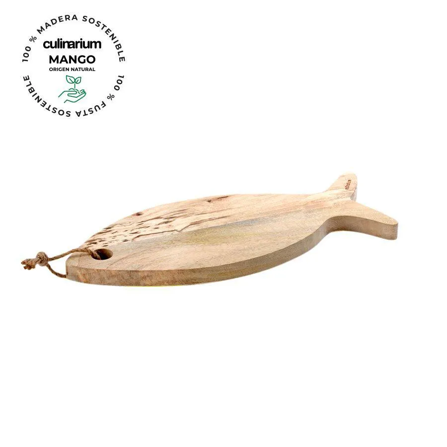 Tabla cortar pez Mango 48 x 20 cm Culinarium