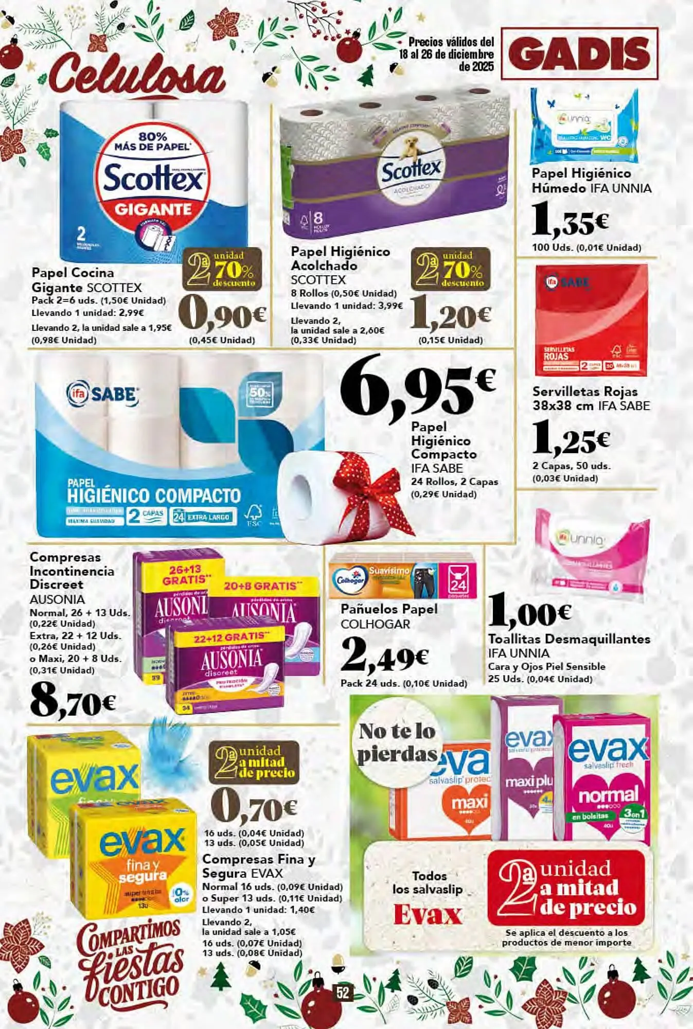 Catálogo de Folleto Gadis 18 de diciembre al 24 de diciembre 2025 - Página 52